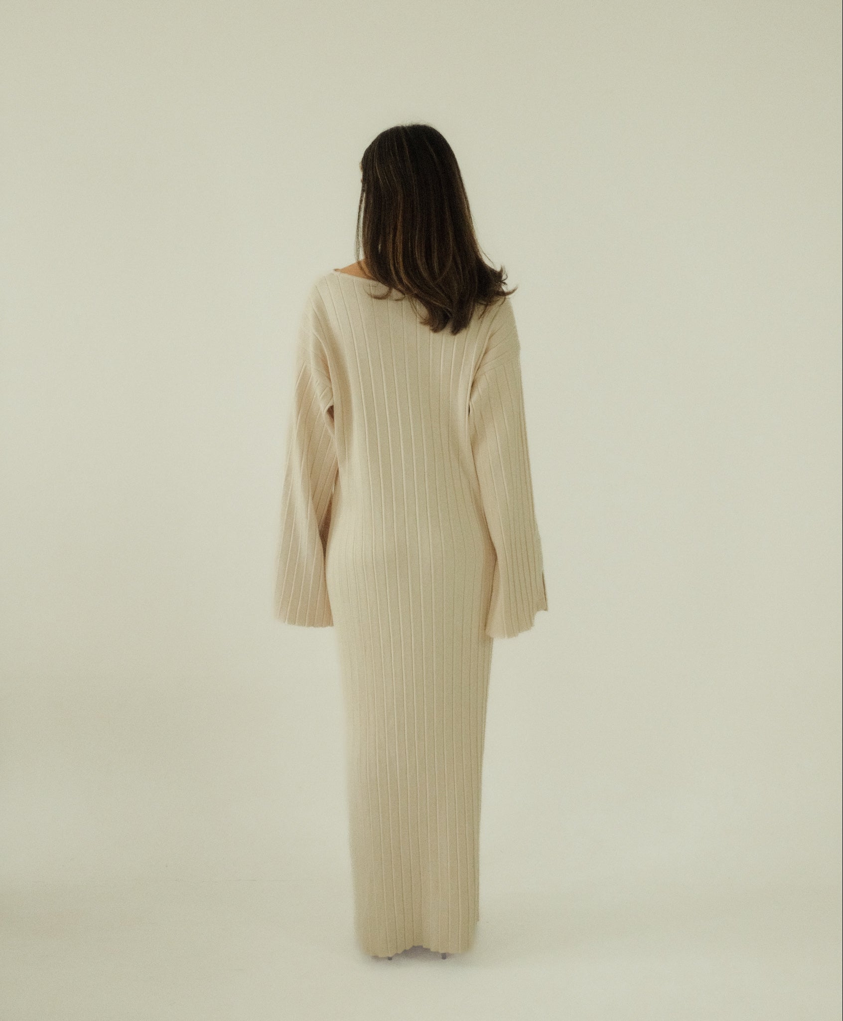 Endlessly Wearable Dress - Ecru - Sa - Sa Studio