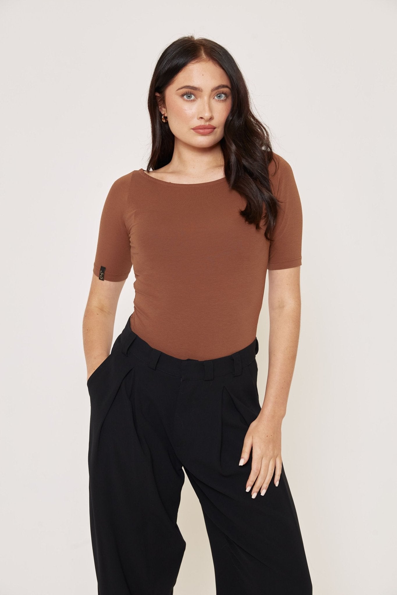 The Seamless Bodysuit - Bitter Chocolate - Sa - Sa Studio