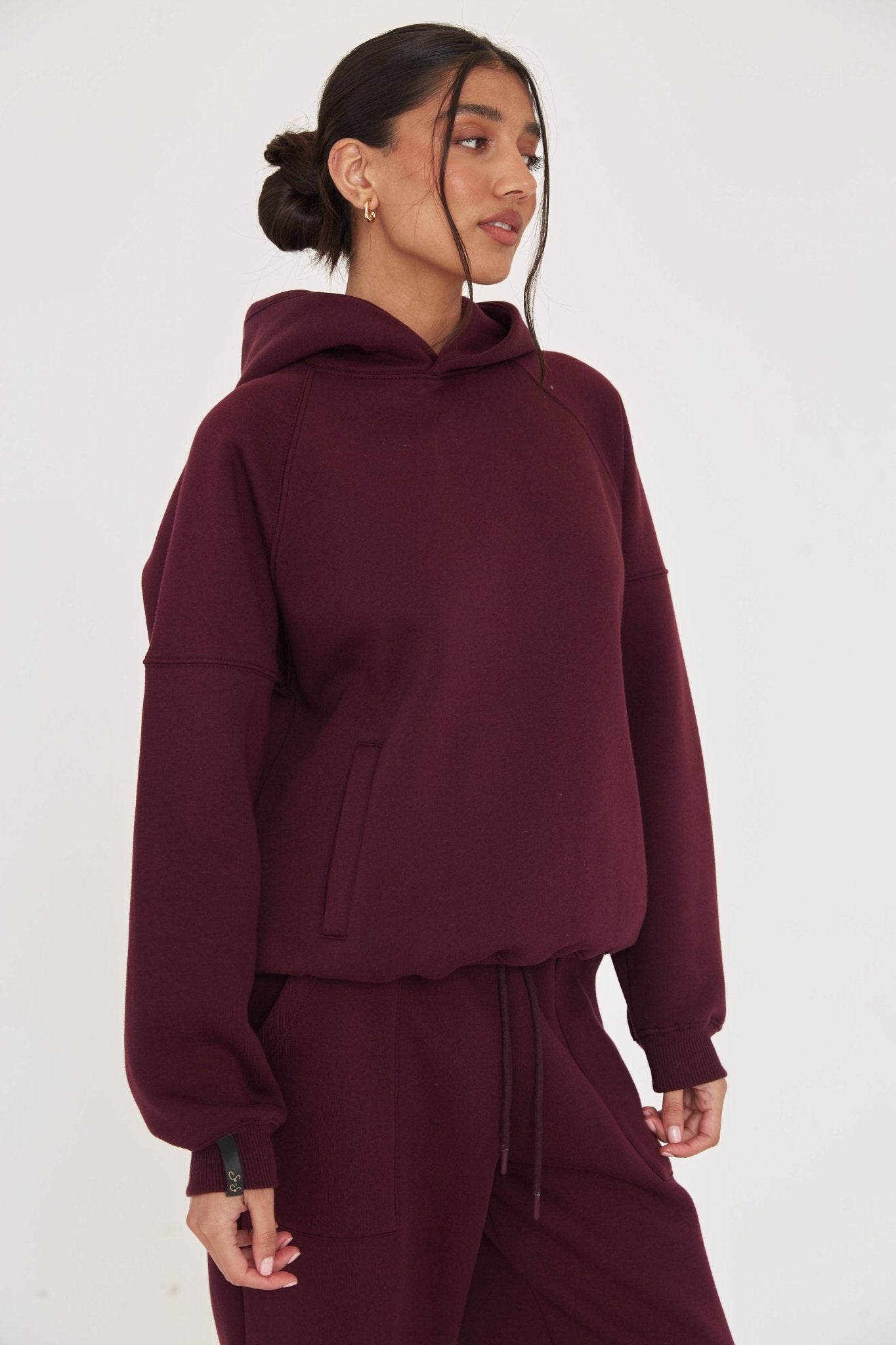 The Weekend Hoodie - Maroon - Sa - Sa Studio