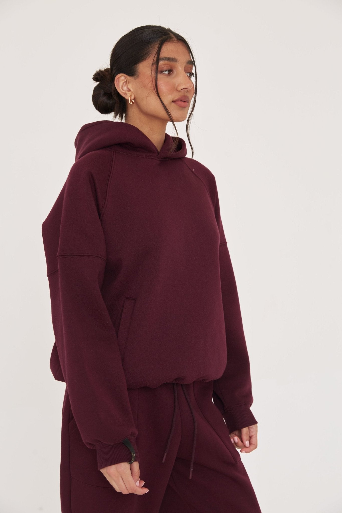 The Weekend Hoodie - Maroon - Sa - Sa Studio