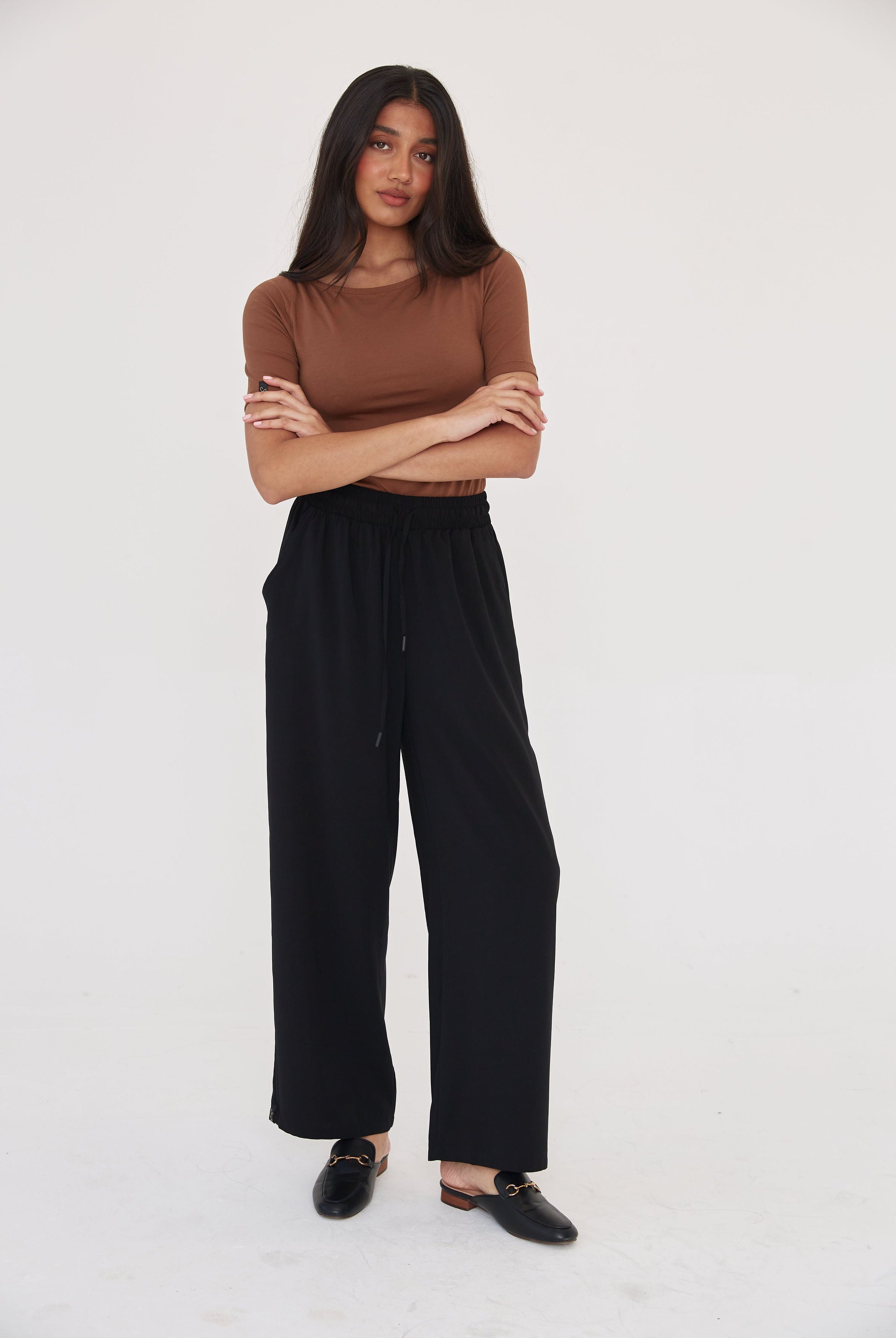Effortless Trouser - Black - Sa-Sa Studio