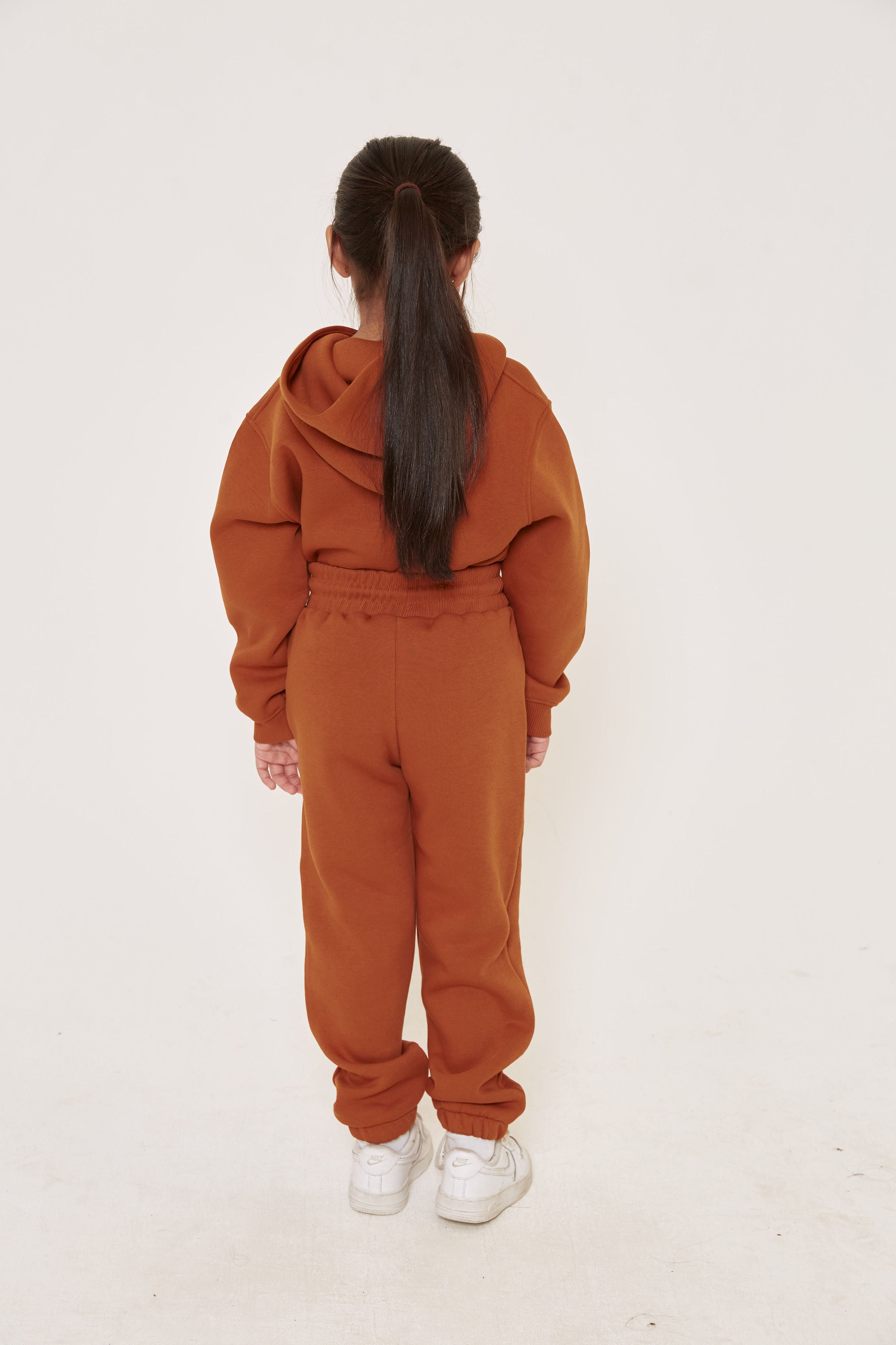 Kids Oversized Joggers - Burnt Orange - Sa-Sa Studio