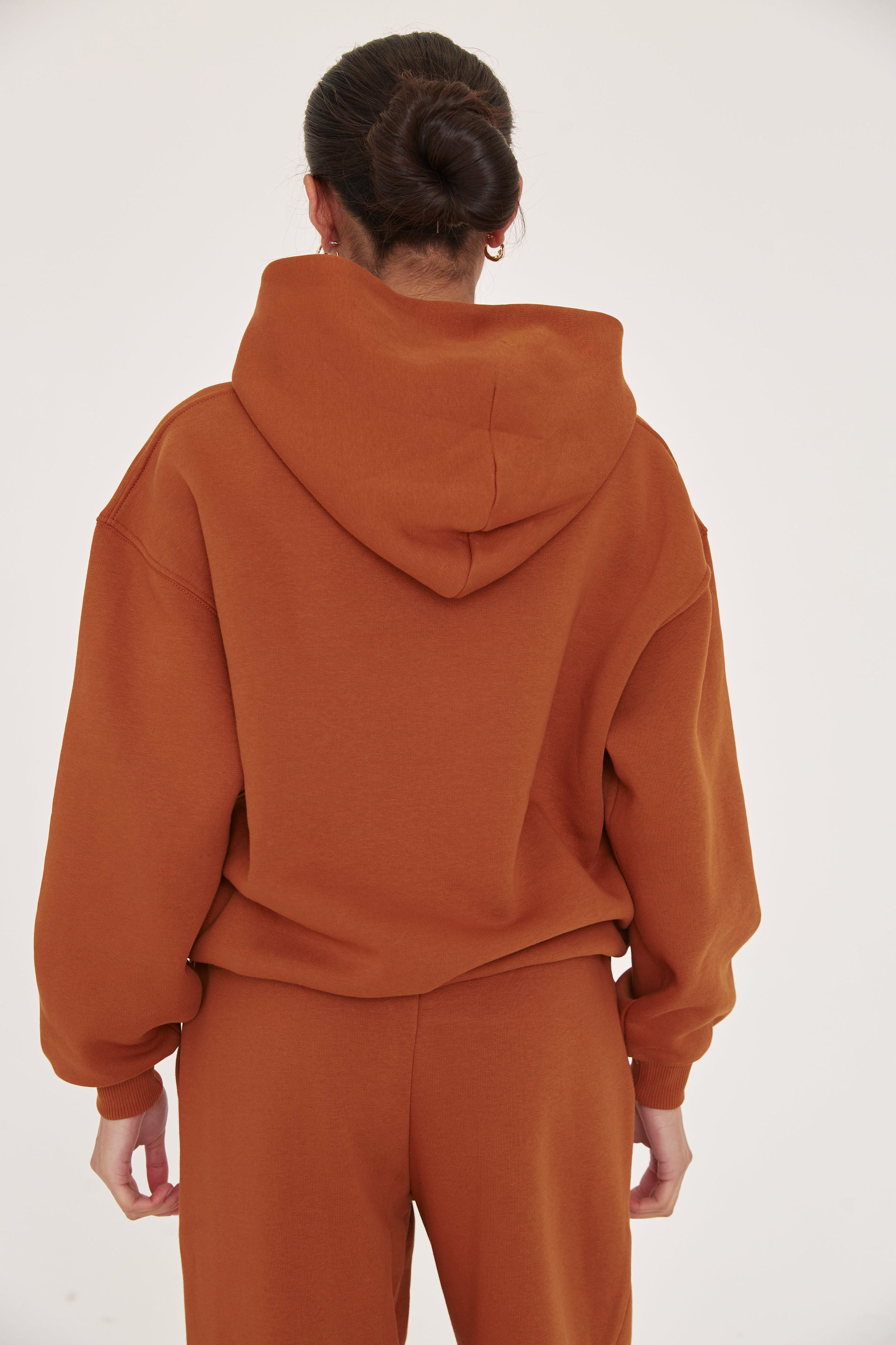 Oversized Hoodie - Burnt Orange - Sa-Sa Studio