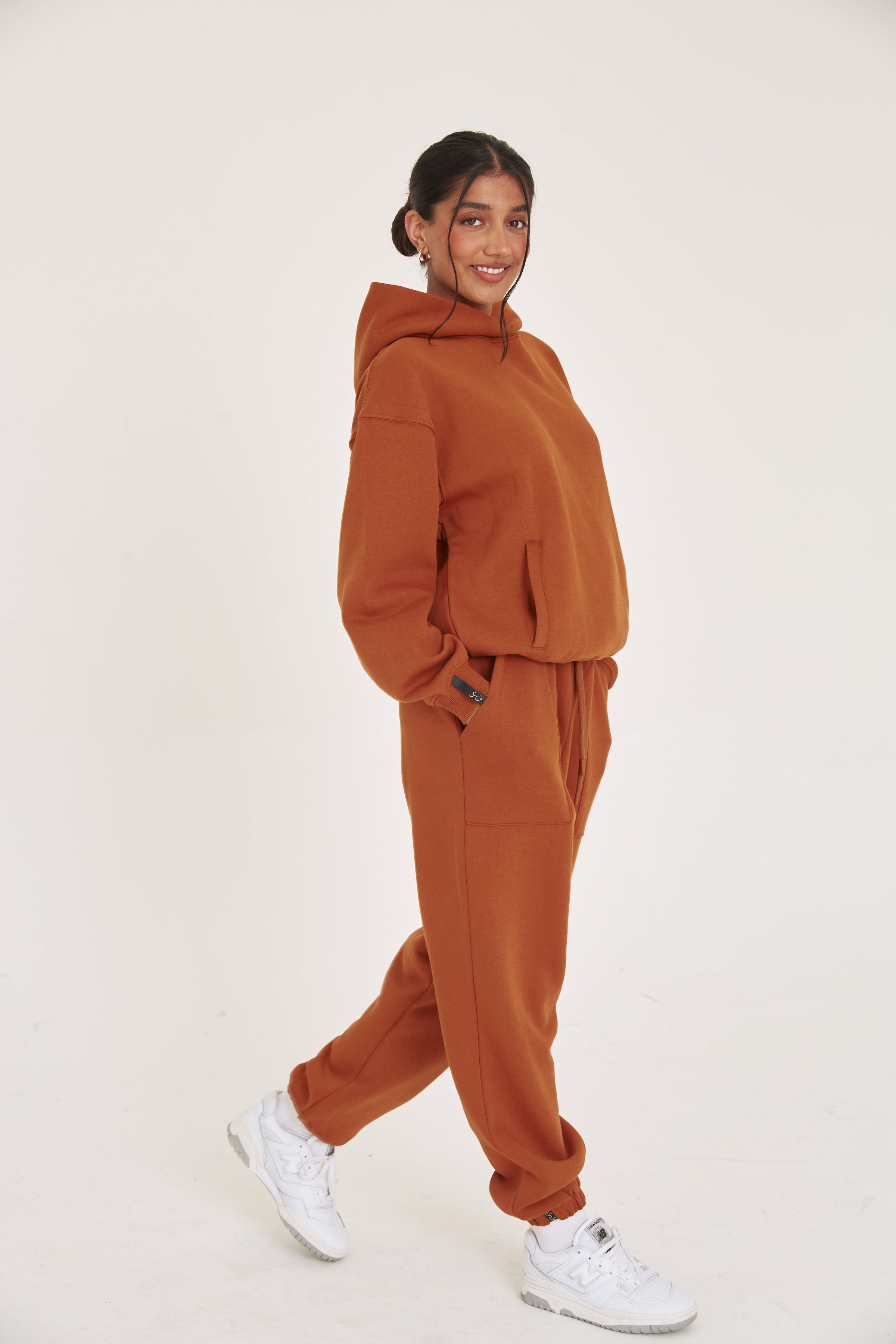Oversized Joggers - Burnt Orange - Sa-Sa Studio