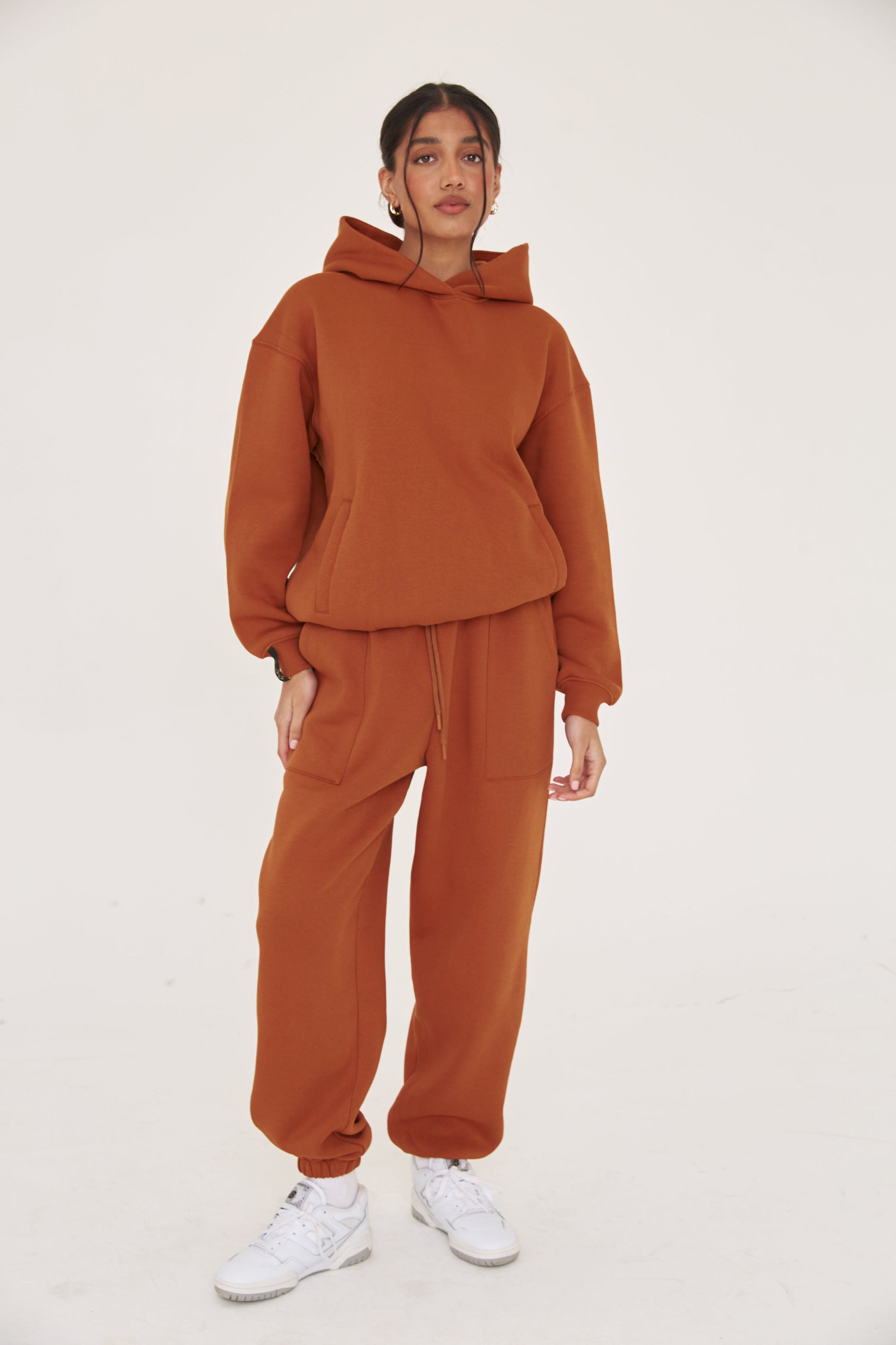 Oversized Joggers - Burnt Orange - Sa-Sa Studio