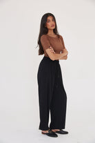 Effortless Trouser - Black - Sa-Sa Studio