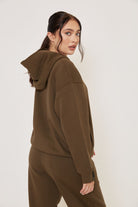 Oversized Hoodie - Olive - Sa-Sa Studio