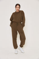 Oversized Joggers - Olive - Sa-Sa Studio