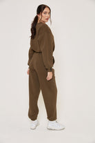 Oversized Joggers - Olive - Sa-Sa Studio