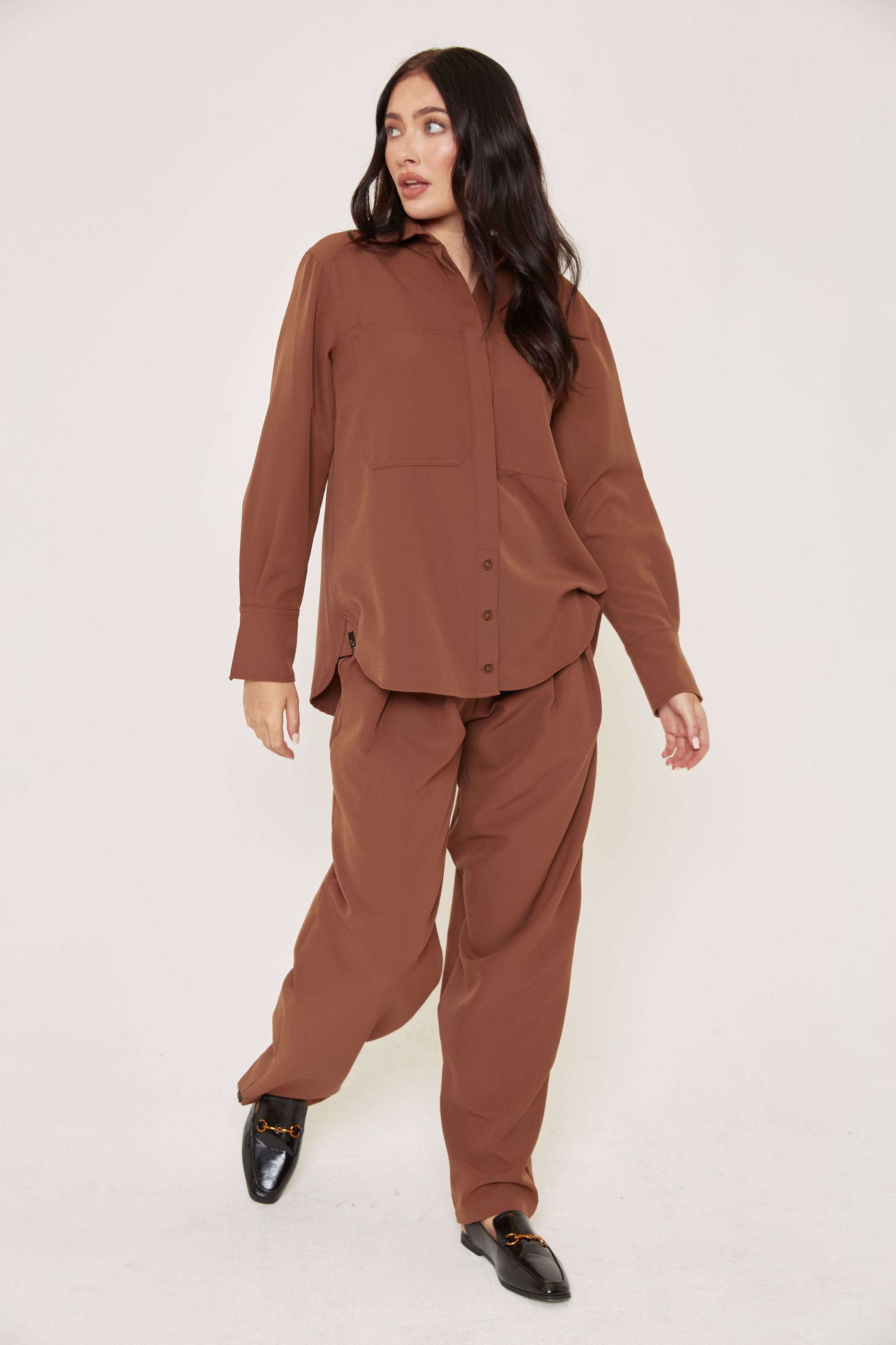 Put Together Trouser - Brown - Sa-Sa Studio