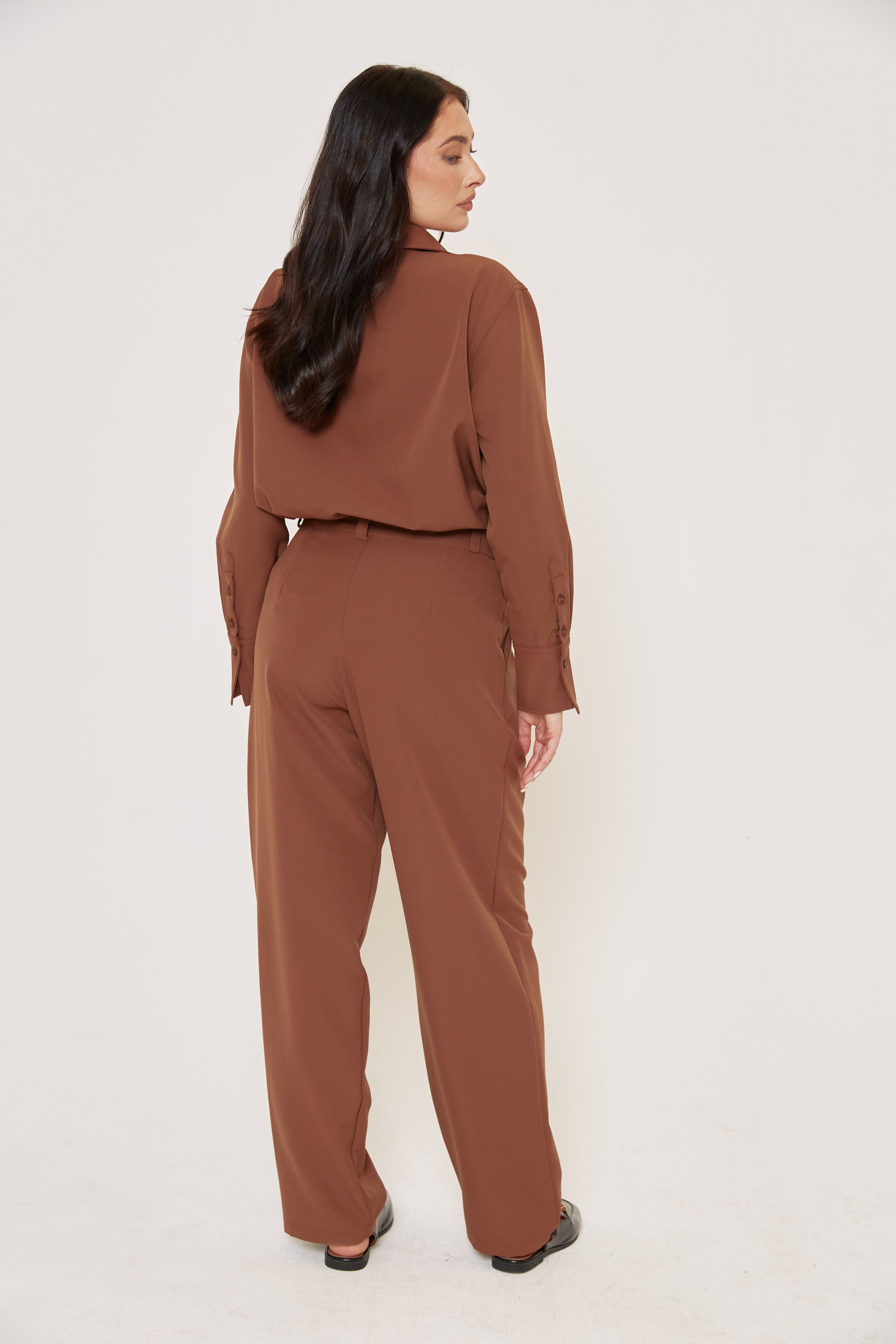 Put Together Trouser - Brown - Sa-Sa Studio