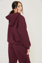 The Weekend Hoodie - Maroon - Sa-Sa Studio