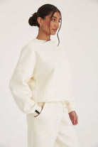 The Weekend Sweatshirt - Cream - Sa-Sa Studio