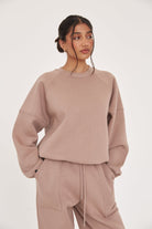 The Weekend Sweatshirt - Mink - Sa-Sa Studio