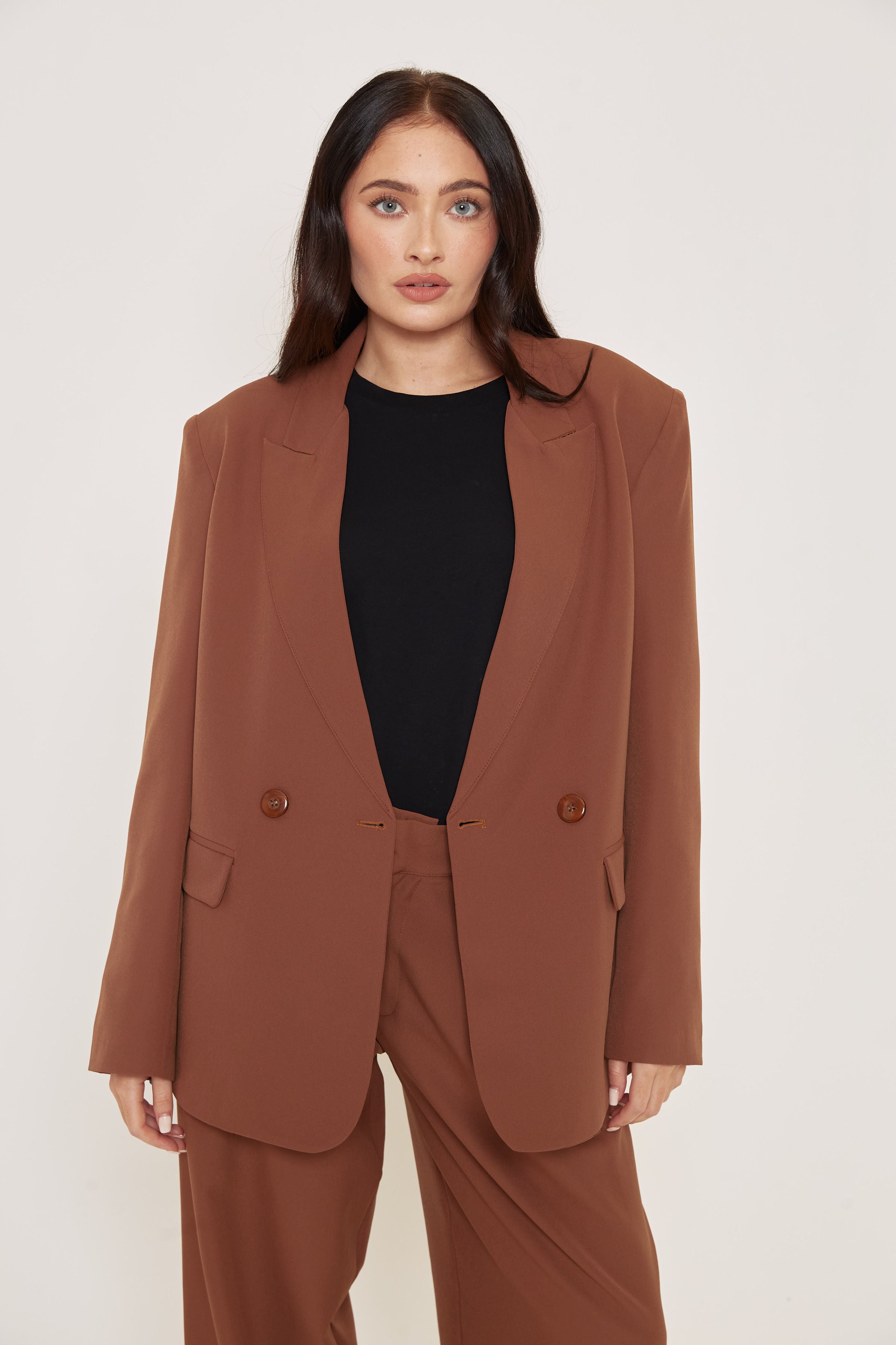 Your Classic Blazer - Brown - Sa-Sa Studio